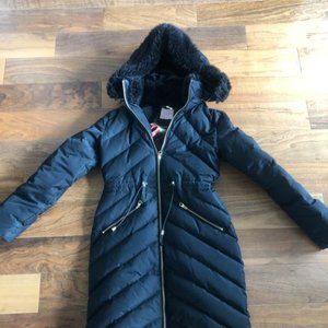 TED BAKER Black and Gold Winter Coat